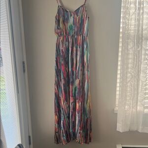 Jack by BB Dakota Colorful Brushstroke Maxi Dress